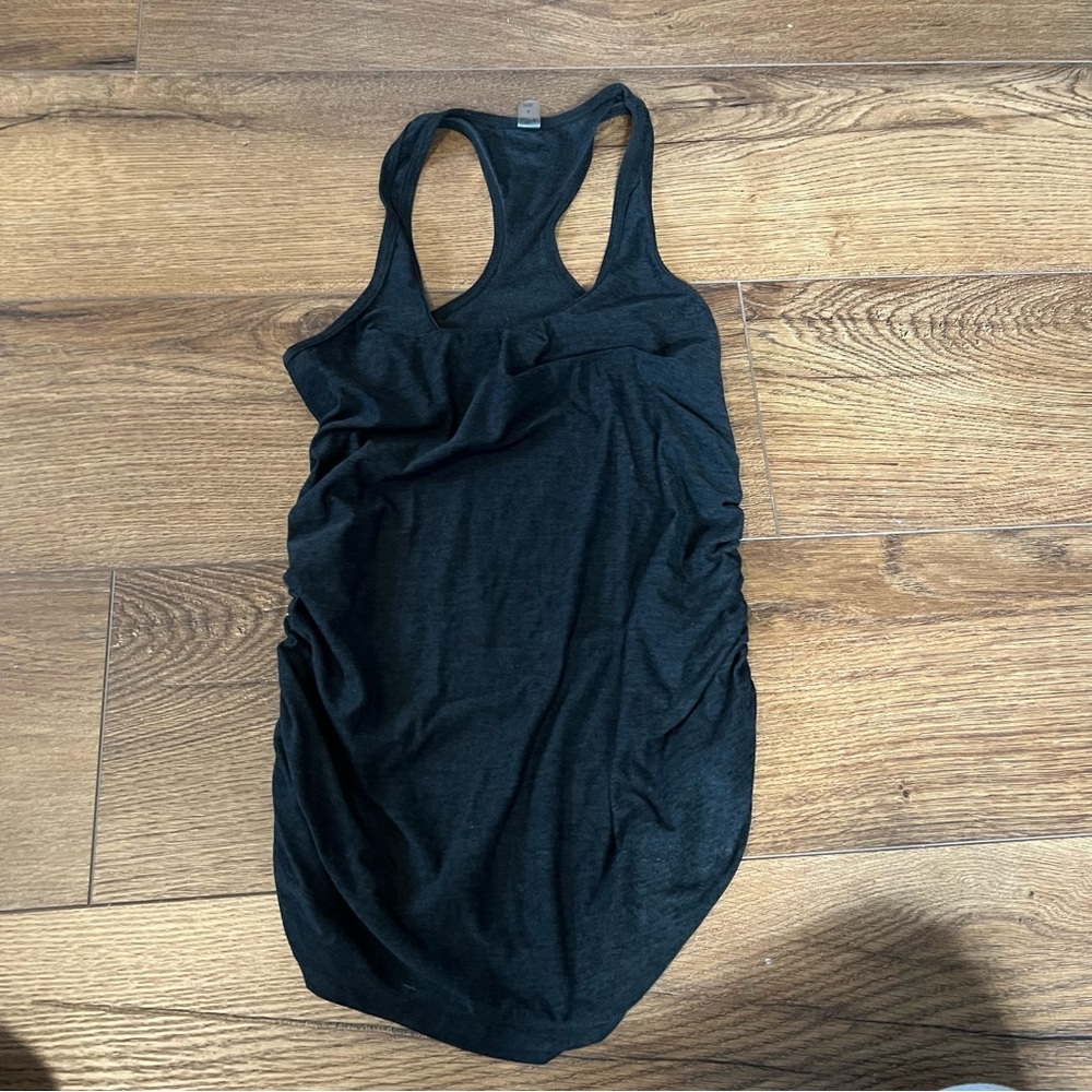 Beyond Yoga Beyond Bump Maternity Dark Grey Tank Top